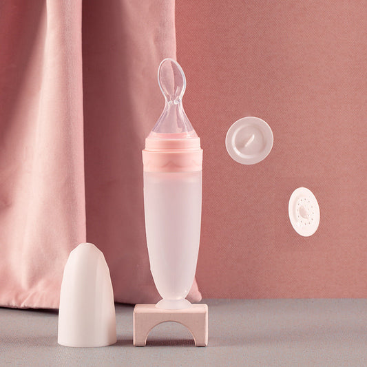 Silicone Food Rice Cereal Spoon Feeder